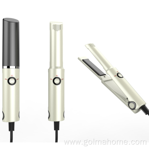 ceramic coating flat iron hair straightener brush